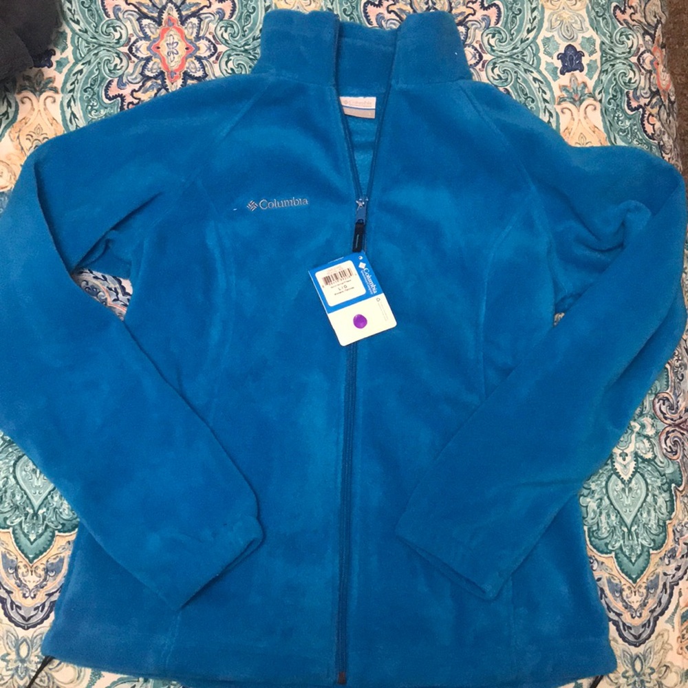 Blue Fleece Columbia zip up